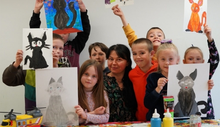 Art and Kindness: Ukrainian Children in Linz Discover Their Talent Through Free Drawing Classes